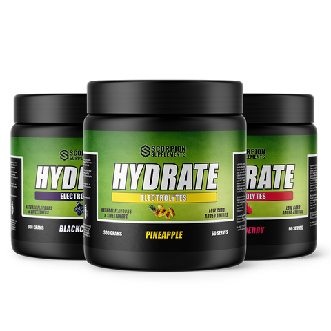 HYDRATE ELECTROLYTES 3 PACK - NEW FLAVOURS