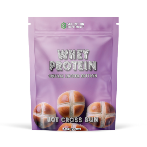 HOT CROSS BUN WHEY PROTEIN 500g