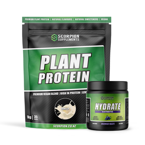 PLANT PROTEIN + HYDRATE DOUBLE DEAL