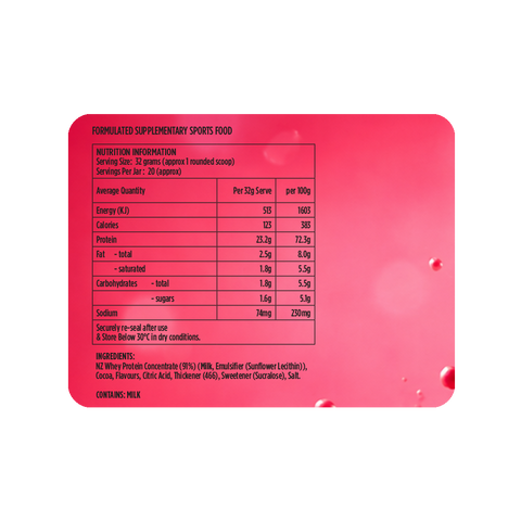 LIMITED EDITION 20srv WHEY PROTEIN