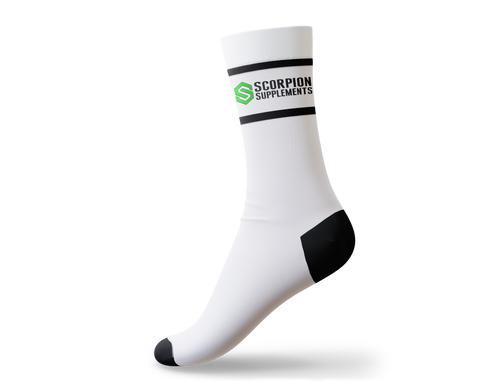 SCORPION CREW SOCKS WHITE