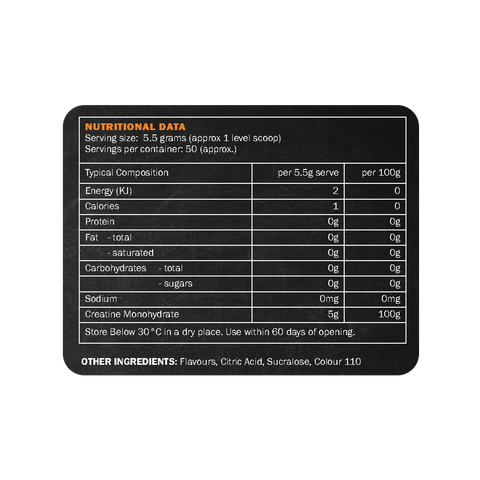 FLAVOURED CREATINE 275g