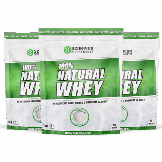 SCORPION 100% NATURAL WHEY PROTEIN 3KG