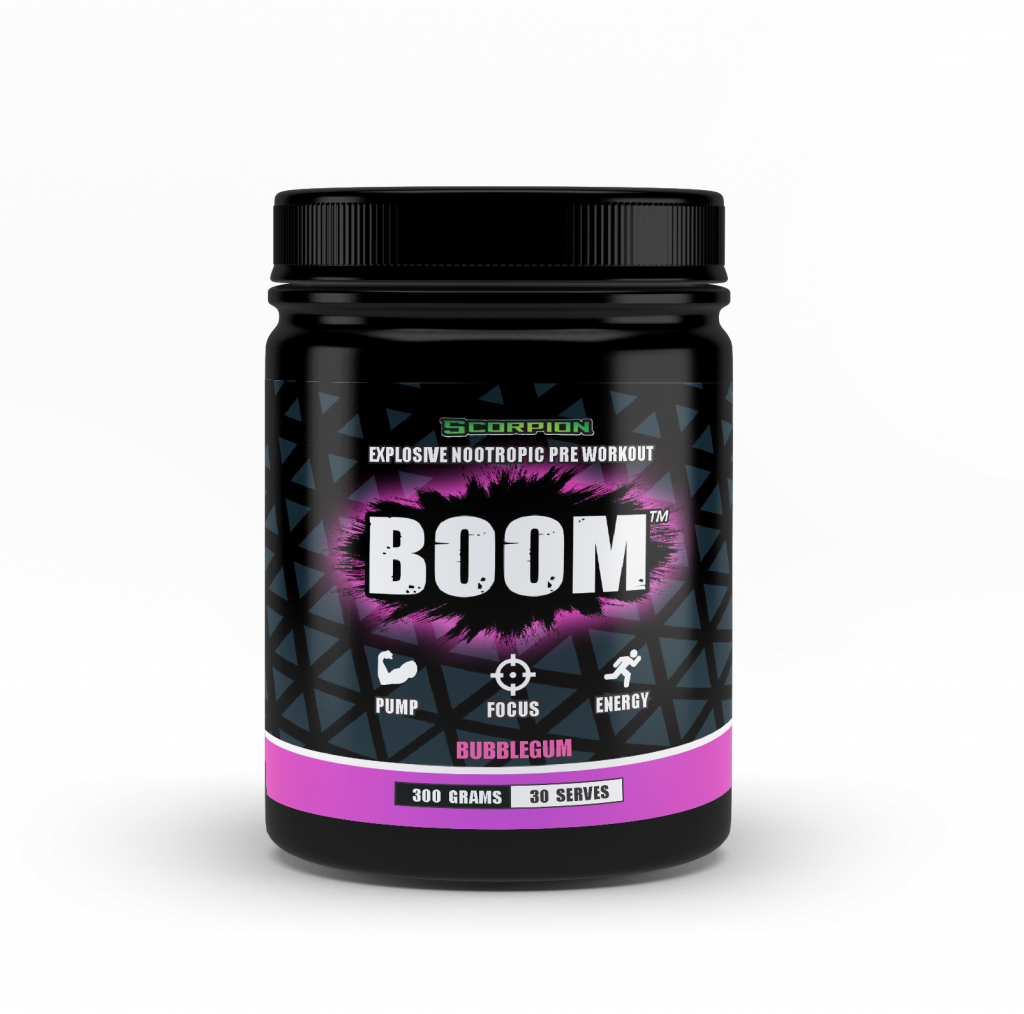 SCORPION BOOM PREWORKOUT 300G Scorpion Supplements Supplement