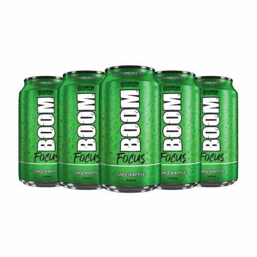 BOOM 440ml (12pk) Green Apple